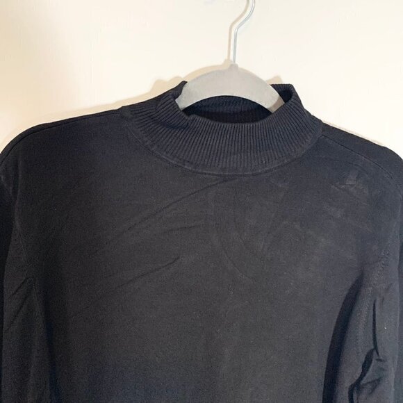 Chico's mock turtleneck lighweight long sleeve pullover sweater - Picture 4 of 9